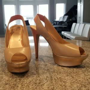 Jessica Simpson platform open toe heels